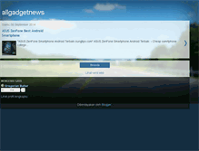 Tablet Screenshot of allgadgetnews.blogspot.com