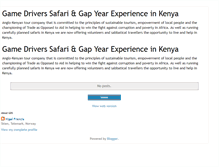 Tablet Screenshot of gapyearkenya.blogspot.com