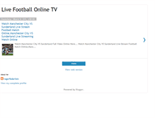 Tablet Screenshot of live-football-onlinetv.blogspot.com