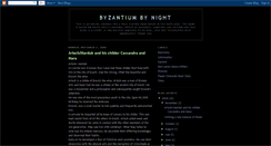 Desktop Screenshot of byzantiumbynight.blogspot.com