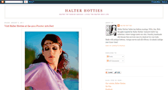 Desktop Screenshot of halterhotties.blogspot.com