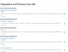 Tablet Screenshot of outpatientandprimarycareushc.blogspot.com