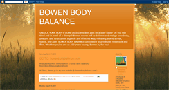 Desktop Screenshot of bowenbodybalance.blogspot.com