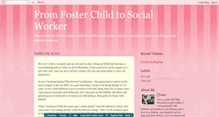 Desktop Screenshot of fromfosterchildtosocialworker.blogspot.com
