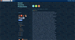 Desktop Screenshot of kissincousinsproductions.blogspot.com