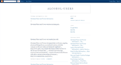 Desktop Screenshot of alcohol-users.blogspot.com