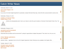 Tablet Screenshot of calvinwriternews.blogspot.com