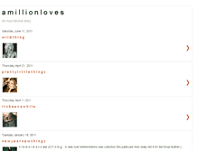 Tablet Screenshot of amillionloves.blogspot.com
