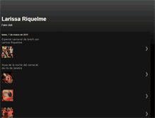 Tablet Screenshot of larissariquelmefansclub.blogspot.com