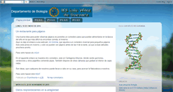 Desktop Screenshot of biogeovelez.blogspot.com