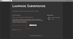 Desktop Screenshot of ladridosubversivos.blogspot.com