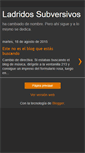 Mobile Screenshot of ladridosubversivos.blogspot.com