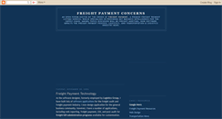 Desktop Screenshot of freightpayment.blogspot.com