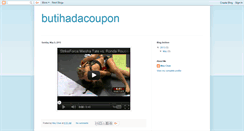 Desktop Screenshot of butihadacoupon.blogspot.com