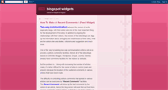 Desktop Screenshot of manage4widget.blogspot.com