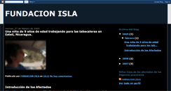 Desktop Screenshot of fundacionisla.blogspot.com
