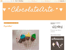 Tablet Screenshot of chocolatearte-chocolatearte.blogspot.com