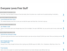 Tablet Screenshot of everyonelovesfreestuff.blogspot.com