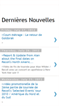 Mobile Screenshot of dernieres-nouvelles.blogspot.com