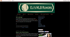 Desktop Screenshot of elismlbrumors.blogspot.com