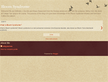 Tablet Screenshot of bloomsyndrome-b-b.blogspot.com