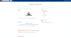 Desktop Screenshot of dino1videosbk10.blogspot.com