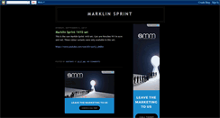 Desktop Screenshot of marklinsprint.blogspot.com