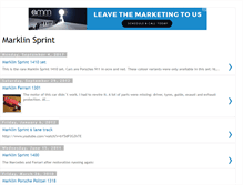 Tablet Screenshot of marklinsprint.blogspot.com