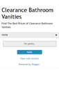 Mobile Screenshot of clearancebathroomvanities.blogspot.com