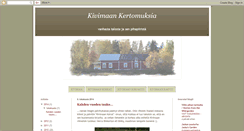 Desktop Screenshot of kivimaankertomuksia.blogspot.com