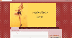 Desktop Screenshot of maricotinhabazar.blogspot.com