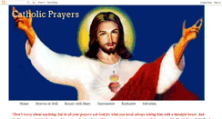 Desktop Screenshot of catholicprayerstotheworld.blogspot.com