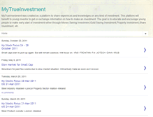 Tablet Screenshot of mytrueinvestment.blogspot.com