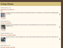 Tablet Screenshot of goinghana.blogspot.com