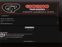 Tablet Screenshot of giornomdp.blogspot.com