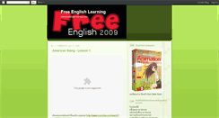 Desktop Screenshot of freeenglish2010.blogspot.com