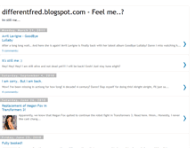 Tablet Screenshot of differentfred.blogspot.com