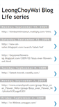 Mobile Screenshot of leongchoywai.blogspot.com