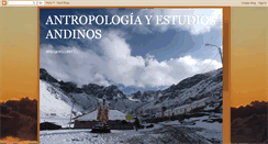 Desktop Screenshot of antropologiaandina.blogspot.com
