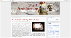 Desktop Screenshot of kitscharchitecture.blogspot.com