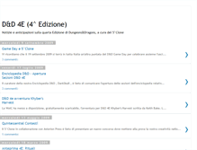 Tablet Screenshot of dnd-4edizione.blogspot.com