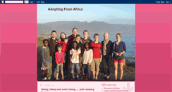 Desktop Screenshot of adoptingfromafrica.blogspot.com