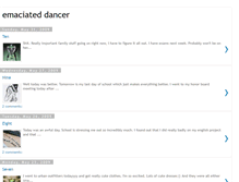 Tablet Screenshot of emaciateddancer.blogspot.com