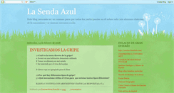 Desktop Screenshot of lasendaazul.blogspot.com