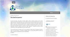 Desktop Screenshot of encuentro-psicologico.blogspot.com