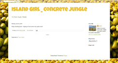 Desktop Screenshot of islandgirl-concretejungle.blogspot.com