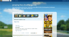 Desktop Screenshot of amazingshootinggames.blogspot.com