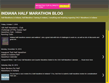 Tablet Screenshot of halfmarathonsindiana.blogspot.com