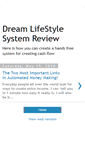 Mobile Screenshot of dreamlifestylesetup.blogspot.com