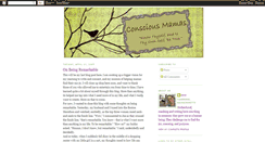 Desktop Screenshot of consciousmamas.blogspot.com